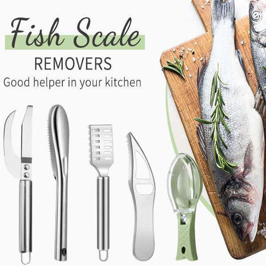 Tools for fish cleaning and scales removing