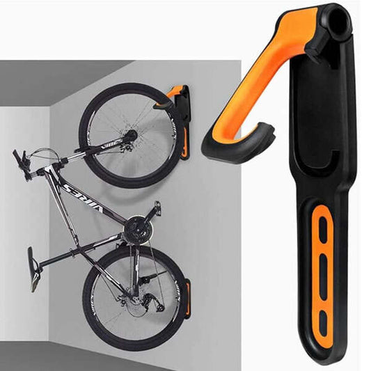 Foldable bike wall hook