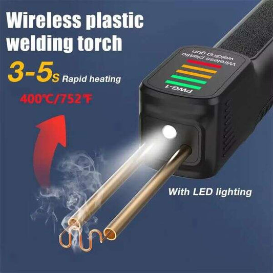 Cordless plastic welding torch